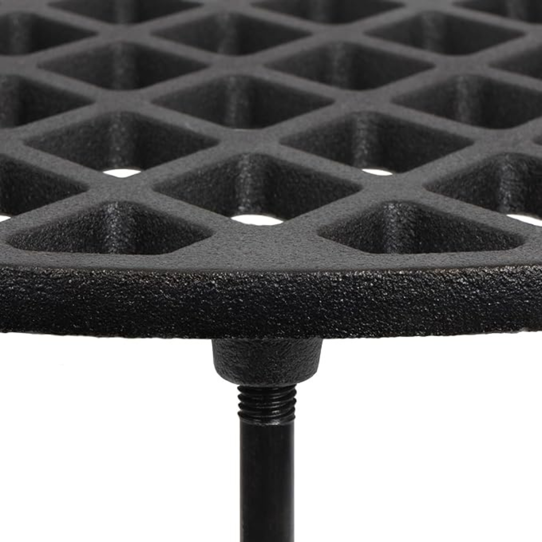 Okrągły ruszt żeliwny do grillowania i gotowania 45 cm
