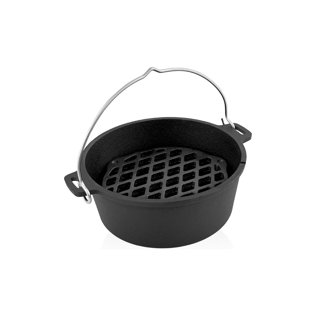Żeliwna wkładka grillowa do kociołka Dutch Oven 22 cm